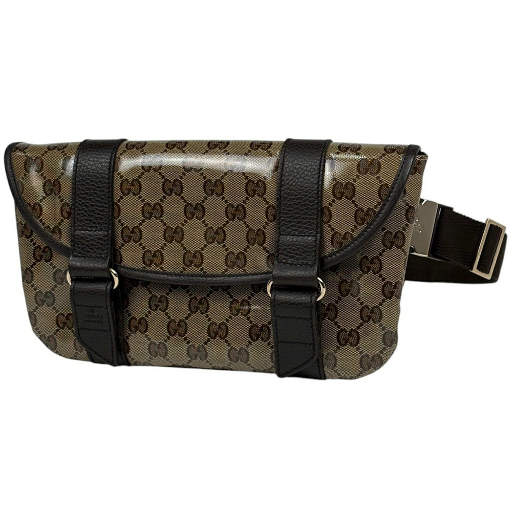 Gucci GG waist bag Body Bum Crossbody Belt canvas brown - Picture 1 of 6